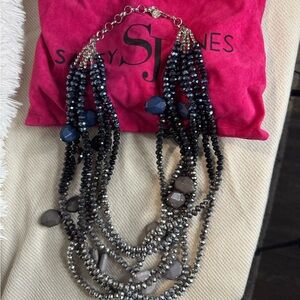 Sassy Jones Malia Glass Sparkler - Midnight Storm